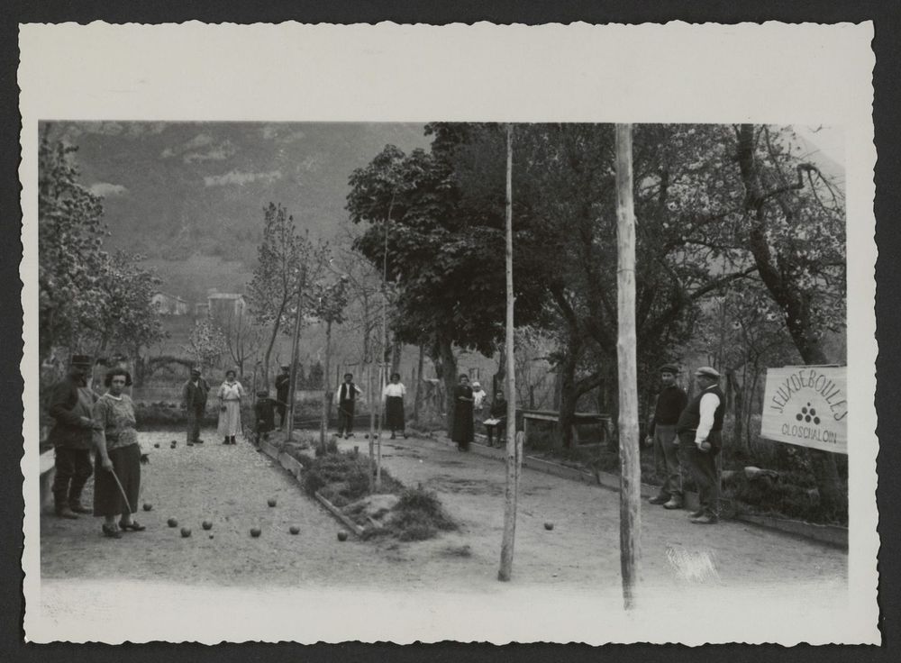 Jeux de boules au 