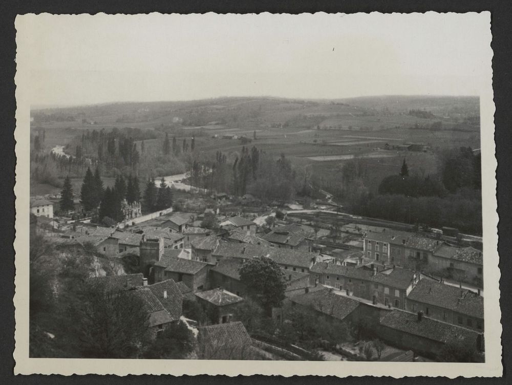 vue générale d'un village de la Drôme