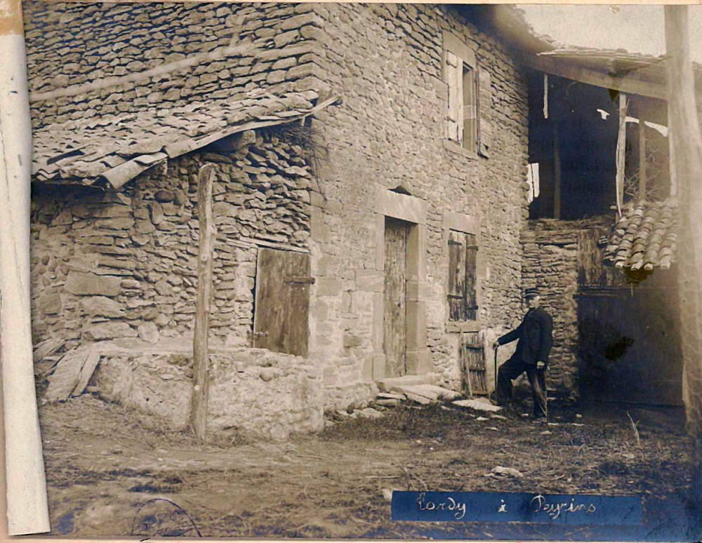 Façade de la maison Tardy à Peyrins