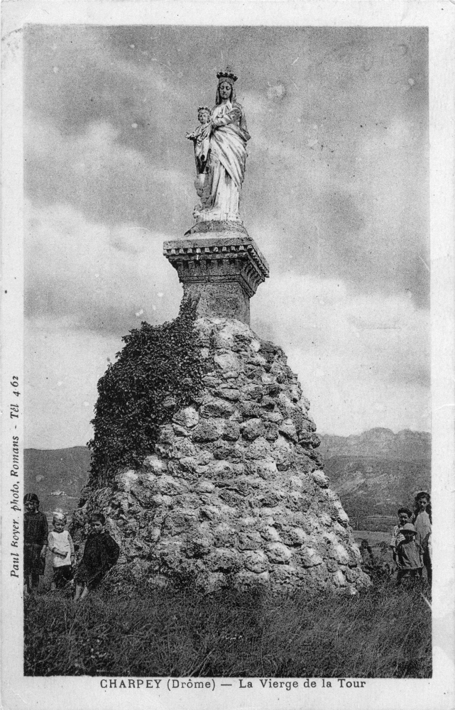 Charpey (Drôme) - La Vierge de la Tour 