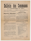 Bulletin des communes de l'arrondissement de Verdun   67 - 27 octobre 1914