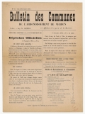 Bulletin des communes de l'arrondissement de Verdun 73 - 3 novembre 1914 