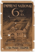 Emprunt national 6 % rentes perpétuelles exemptes d'impôt :  4 rue Pasteur Valence