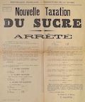 Préfecture de la Drôme. Nouvelle taxation du sucre : Arrêté [Valence, 06 juillet 1918]
