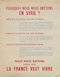 Pourquoi nous nous battons en Syrie ?