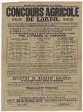 Société des Agriculteurs de la Drôme. Concours Agricole de Loriol