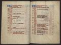 Breviaire de St Ruf, avec enluminures et encadrement calendrier