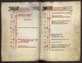 Bréviaire de Notre Dame d'Annonay de St RUF. Avec enluminures. Calendrier en Latin