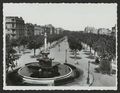 La fontaine sur le boulevard, en regardant vers le nord