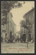 Loriol (Drôme) - Grande rue et Mairie