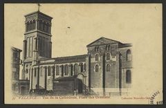 Valence - Vue de la Cathédrale, Place des Ormeaux