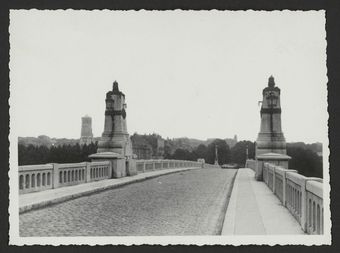 Le pont sur le Rhône, en regardant Valence