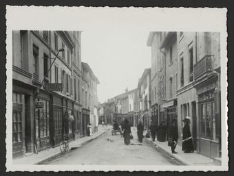La Grand-Rue de Bourg-de-Péage (actuellement rue Jean Jaurès)