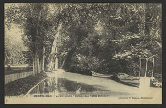 Montélimar - Jardin public - Garage des petits bateaux