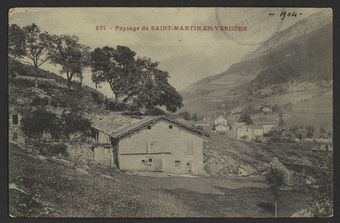 Paysage de Saint-Martin-en-Vercors