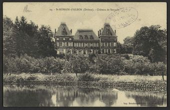 St-Romain-d'Albon (Drôme) - Château de Senault