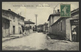 Saint-Paul-lès-Romans - Entrée du village