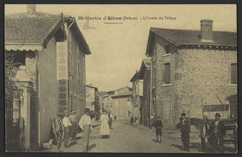 St-Martin-d'Albon (Drôme) - L'Entrée du Village