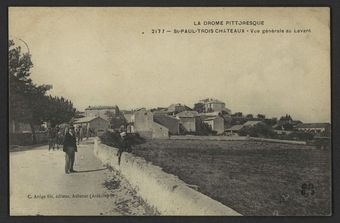 St-Paul-Trois-Châteaux - Vue générale au Levant