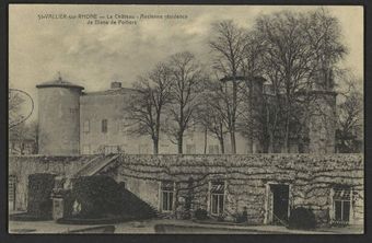 St Vallier-sur-Rhône - Le Château -  Ancienne résidence de Diane de Poitiers