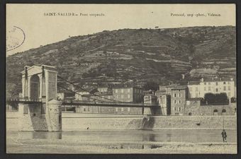 Saint-Vallier - Pont suspendu