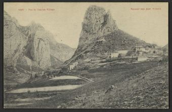 Saou - Vue de l'ancien village