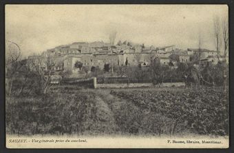 Sauzet - Vue générale prise du couchant