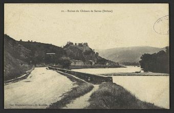 Ruines du Château de Serves (Drôme)