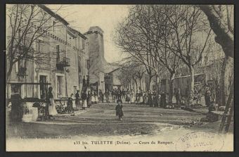Tulette (Drôme). - Cours du Rempart