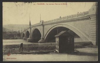 Valence - Le nouveau Pont sur le Rhône
