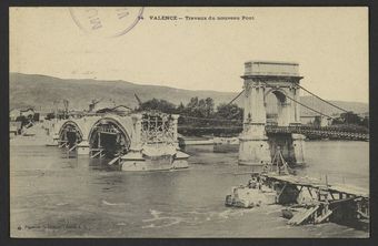 Valence - Travaux du nouveau Pont