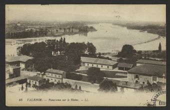 Valence - Panorama sur le Rhône