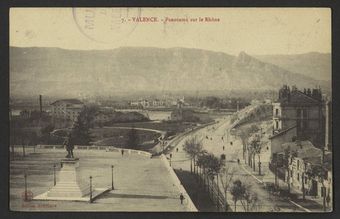 Valence - Panorama sur le Rhône