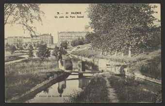 Valence - Un coin du Parc Jouvet