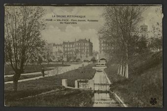 Valence - Parc Jouvet, ruisseau de l'Épervière