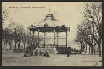 Valence. - Le Kiosque et les Ruines de Crussol