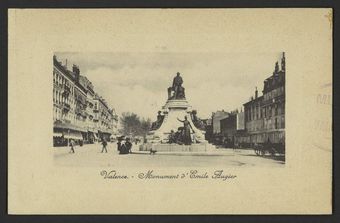 Valence - Monument d'Émile Augier