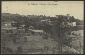 Bathernay (Drôme). - Vue générale