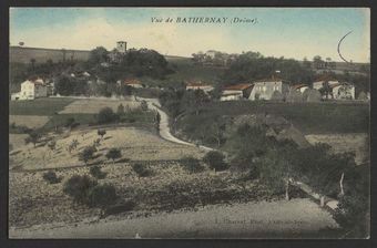 Vue de Bathernay (Drôme)