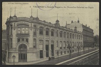 Valence - Grands magasins des Nouvelles Galeries Rue Papin