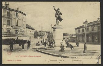 Valence - Statue de Bancel