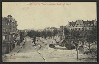 Valence - Vue d'ensemble du Boulevard Bancel