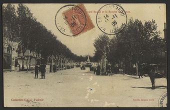 Valence - Boulevard Bancel et la Banque de France