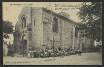 Beaumont-lès-Valence - Eglise du style roman...