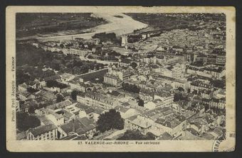 Valence-sur-Rhône - Vue aérienne