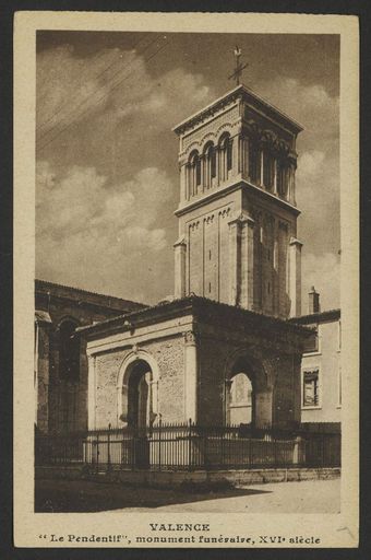 Valence - Le Pendentif, momument funéraire, XVIe siècle