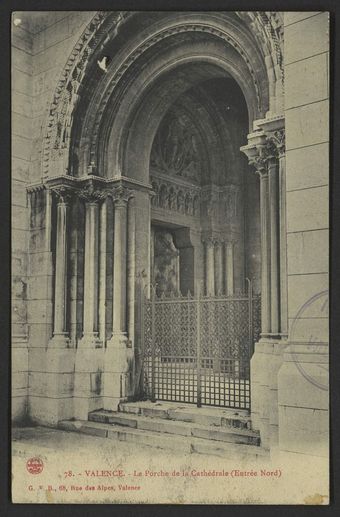 Valence - Le Porche de la Cathédrale (Entrée Nord)