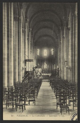 Valence - La Cathédrale - Intérieur