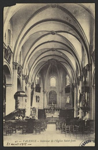 Valence - Intérieur de l'Eglise Saint-Jean