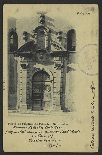 Valence - Porte de l'Eglise de l'Ancien Séminaire